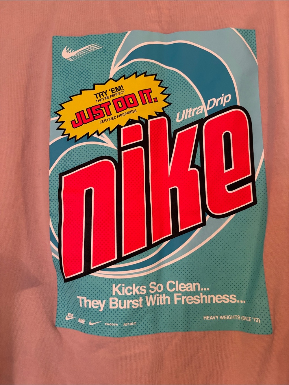 Nike Men’s Dusty Pink Logo Short Sleeve Tee XXL